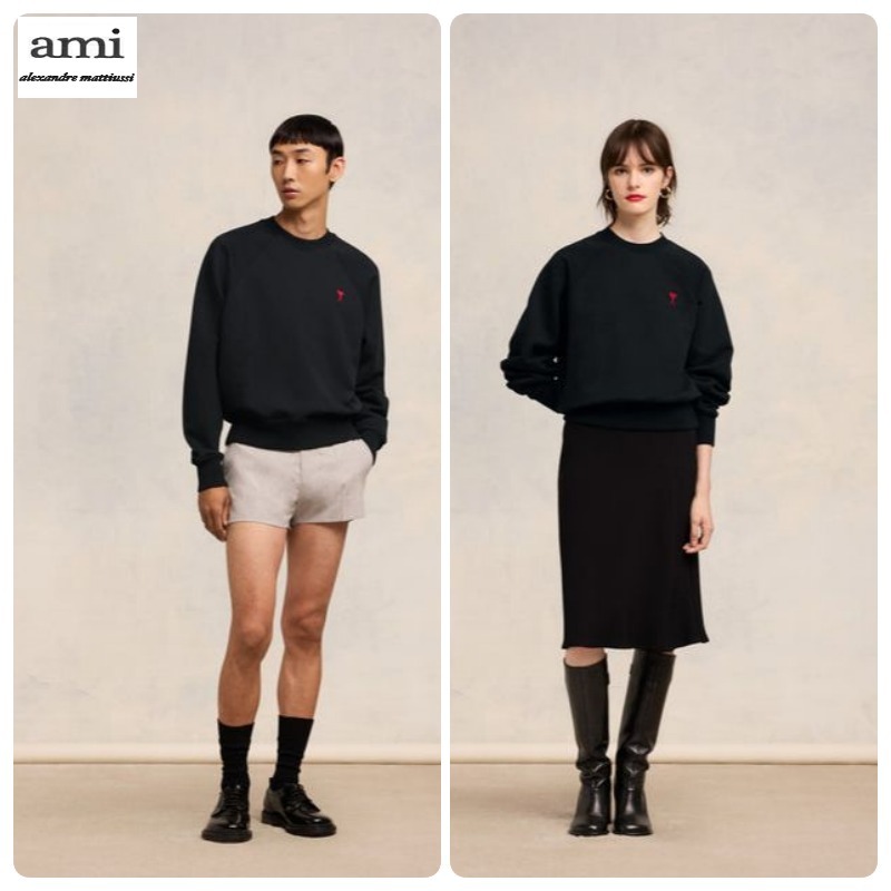 ★AMI de Coeur スウェットシャツ★ BFUSW005-747-001