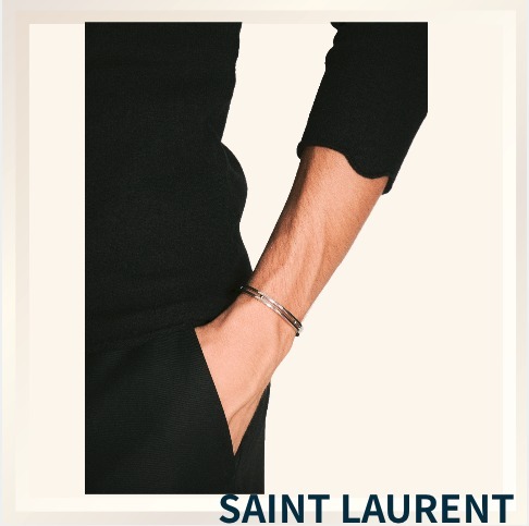 シンプルスタイリッシュ《Saint Laurent》スタックカフ