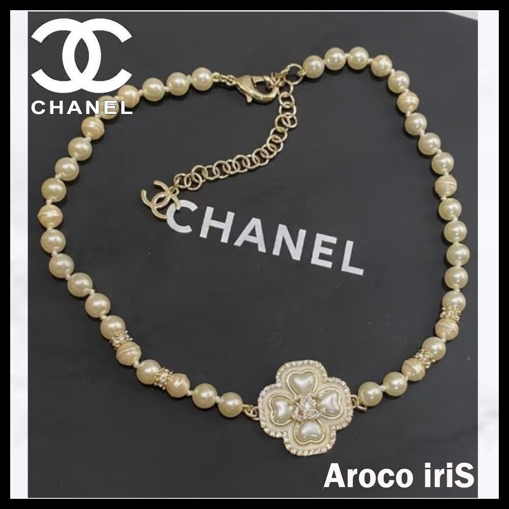 幸運四つ葉のクローバー☆】CHANEL ネックレス ネックレス