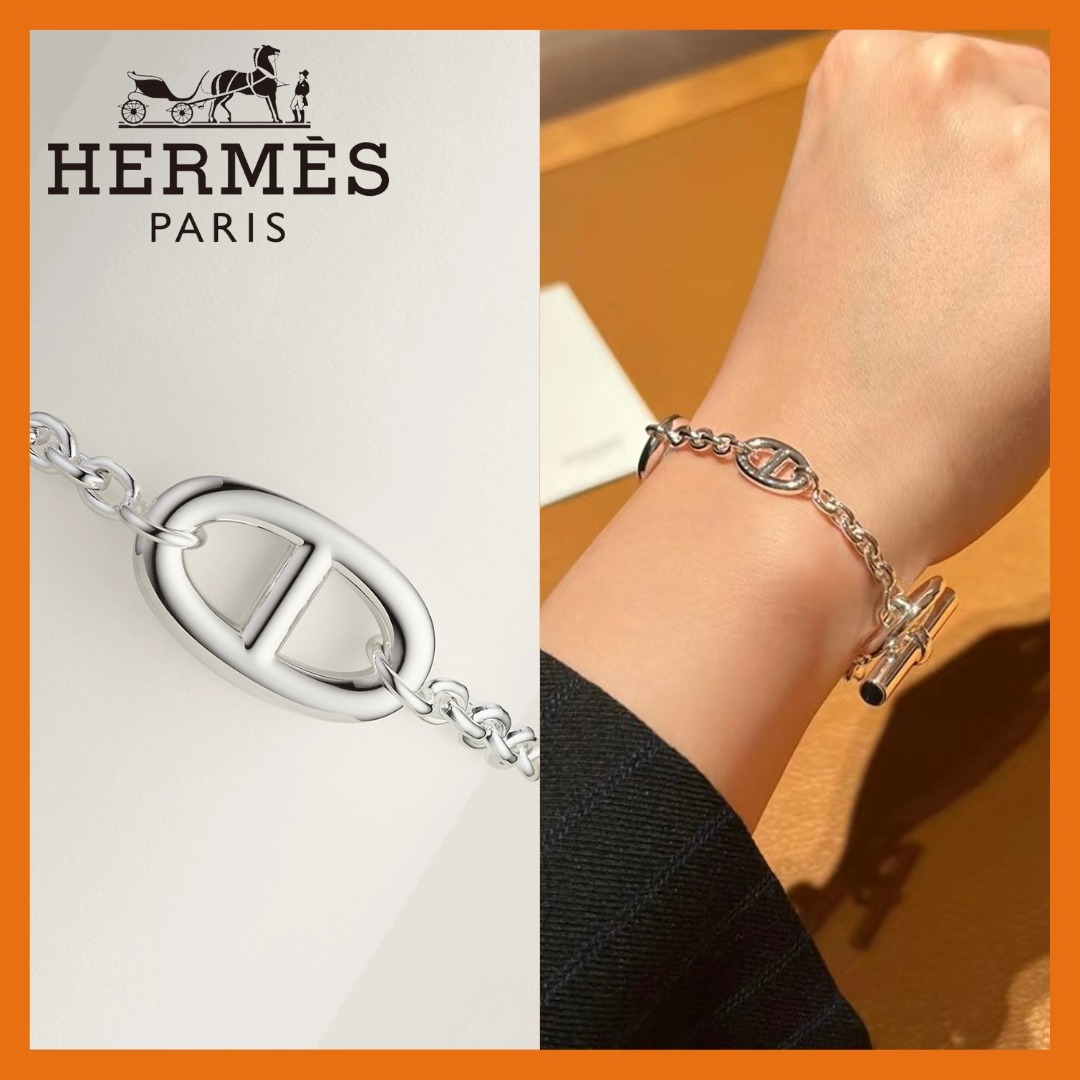 【唯一無二のシルエット】HERMES ブレスレット ファランドール