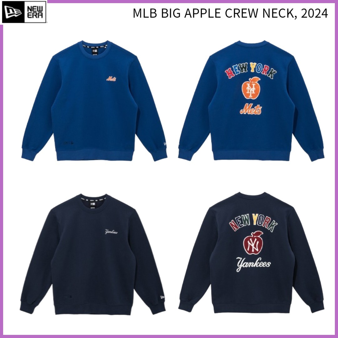 Newera■MLB BIG APPLE Sweatshirt 起毛 ■送料込