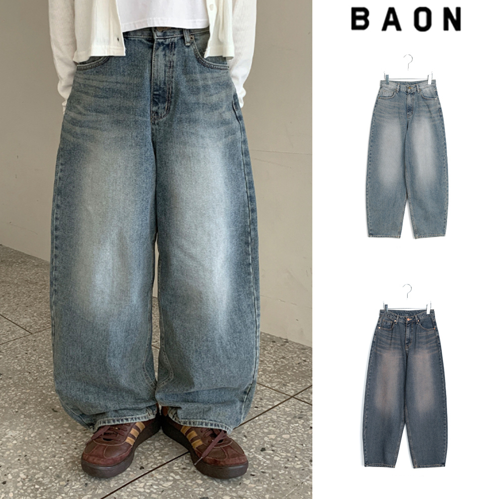 【BAON】Konei Washing Denim Pants XL~