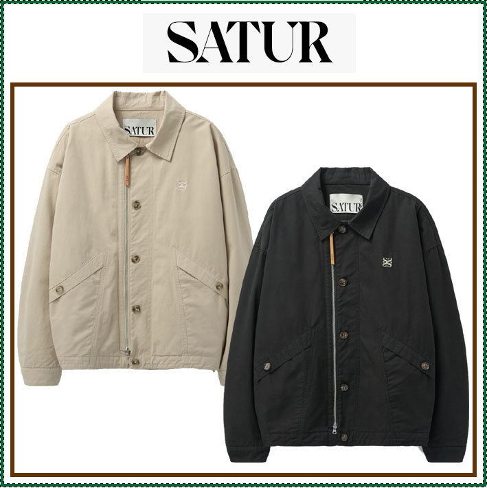 【SATUR】 Cotton Washing Jacket /追跡付