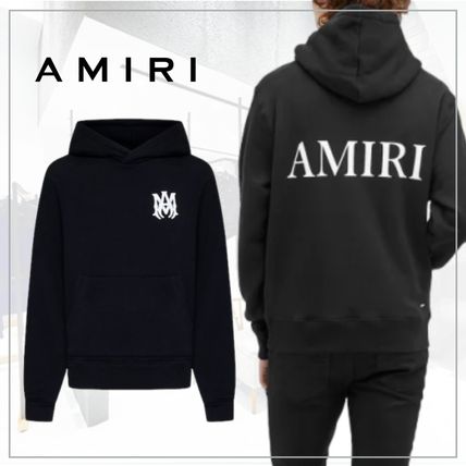 【完売必至】AMIRI エンブロイダリーロゴ コットンパーカー Amiri パーカー - Black | FWRD