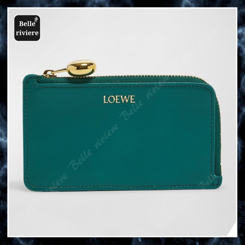 24PF new/LOEWE ペブルジップレザーカードホルダー Card Holder