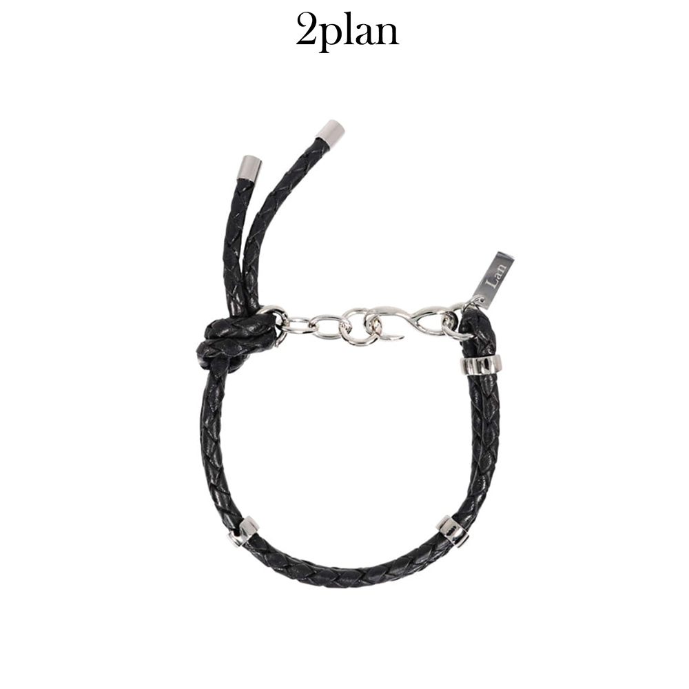 【2plan】24FW★ [LAN ARCHIVE] Hook Leather Bracelet