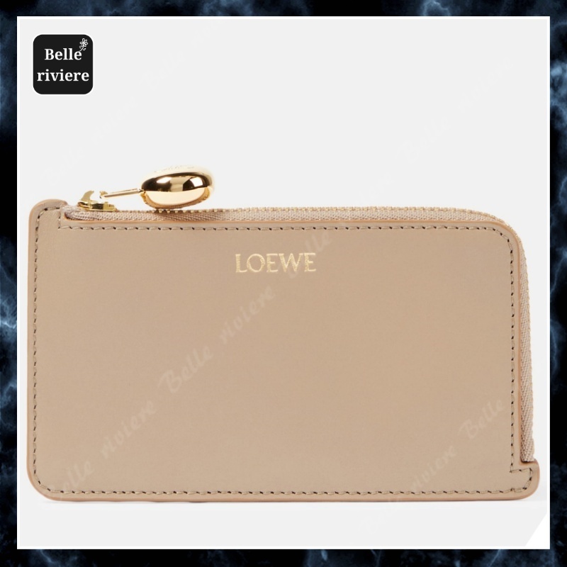 24PF new/LOEWE レザーカードホルダー Card Holder Beige