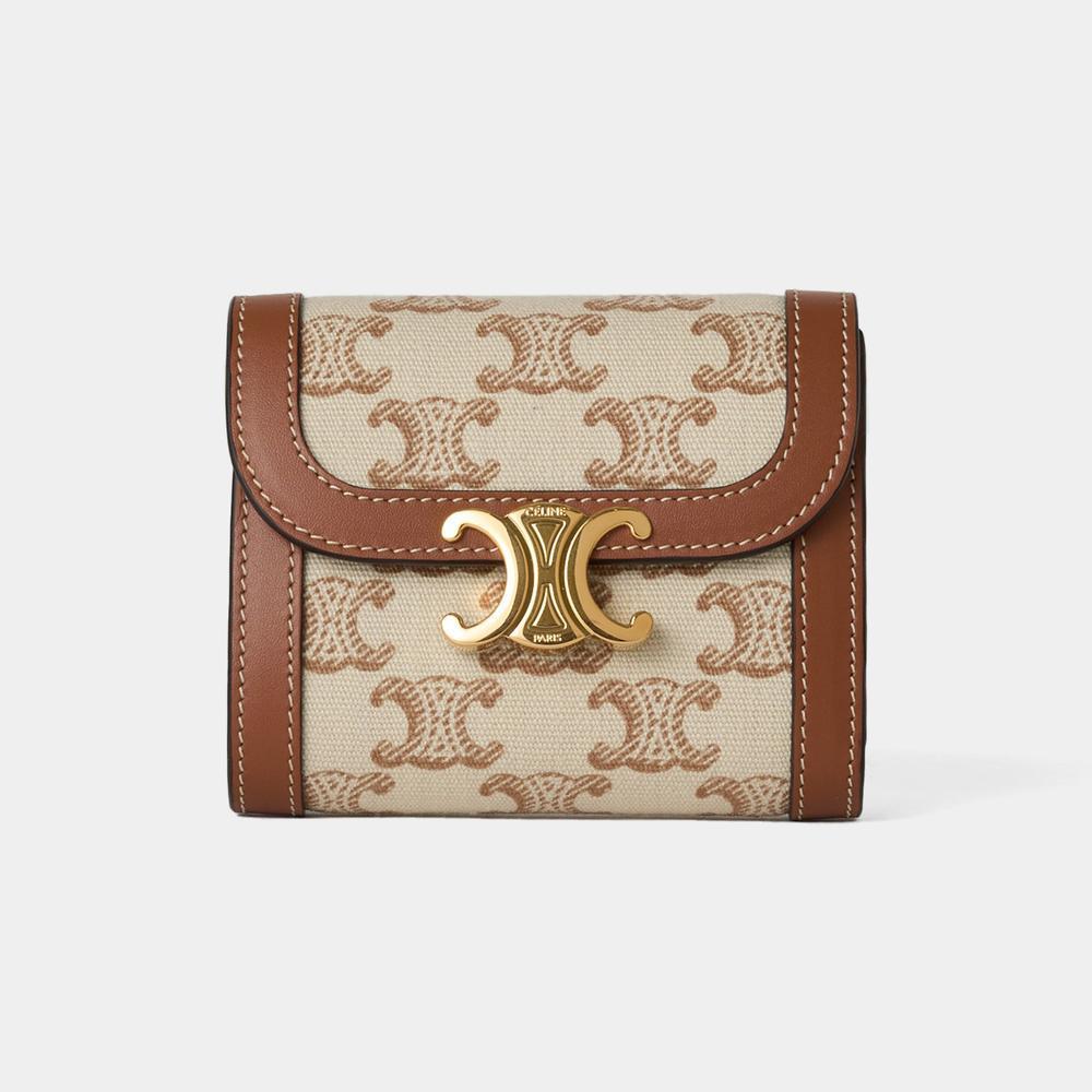 国内発 [CELINE] スモール フラップウォレット トリオンフ