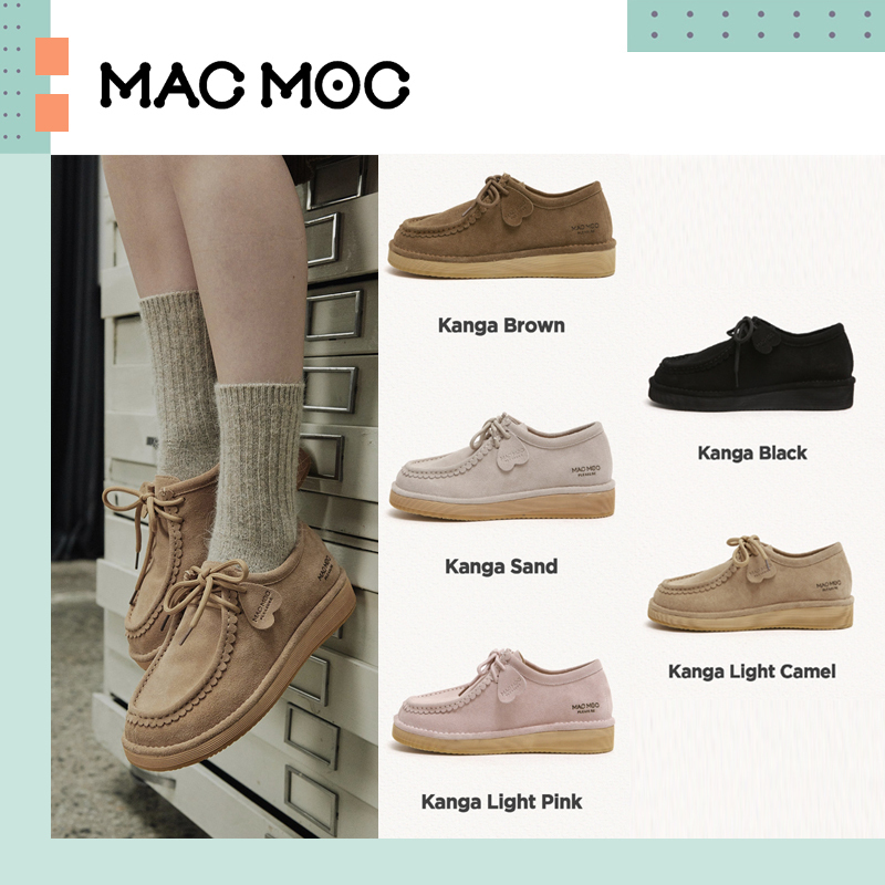 MAC MOC ♥ Kanga ハート モカシン ローファー/追跡付