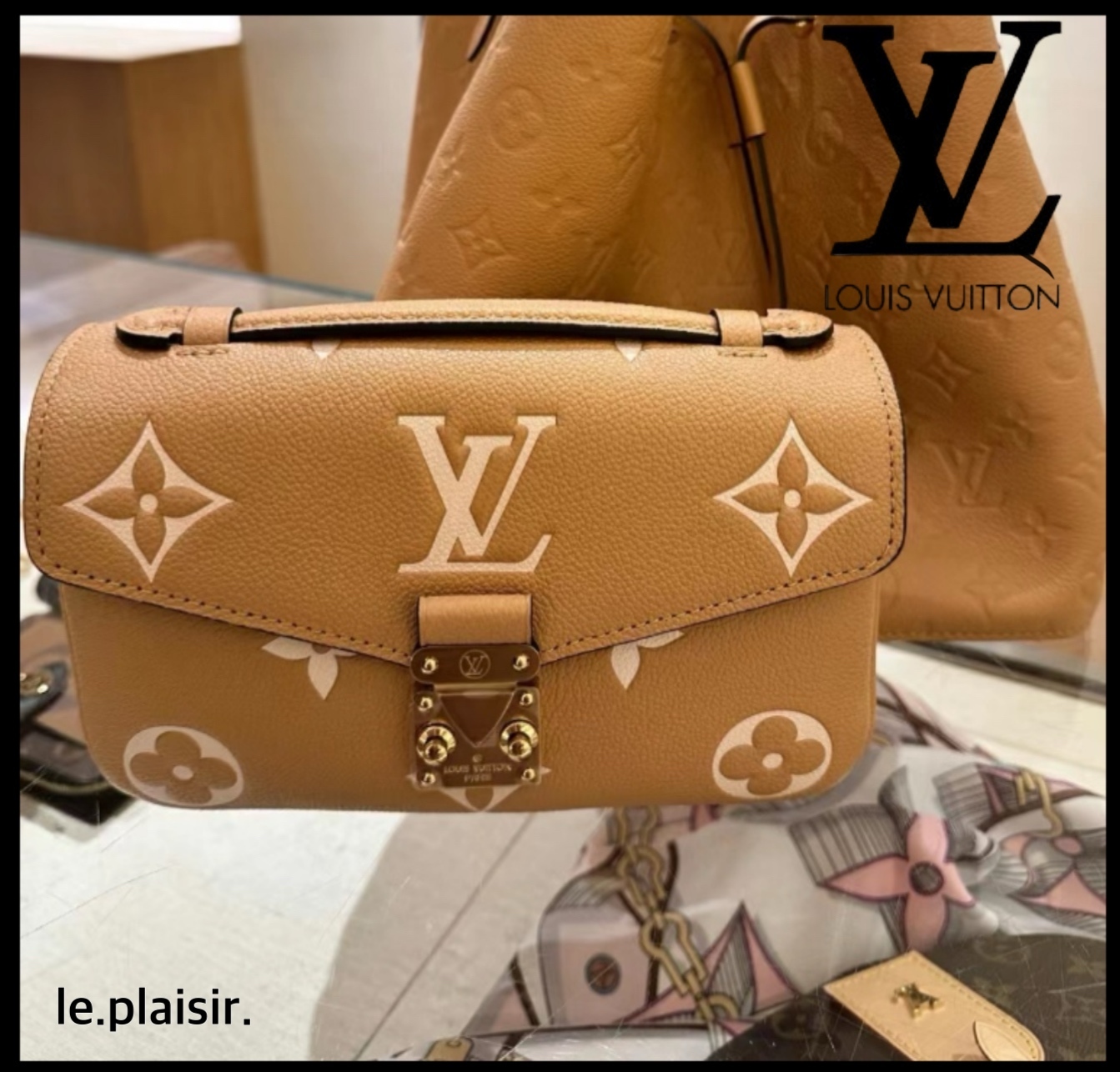 【上品でコーデに合わせやすい♪】Louis Vuitton ハンドバッグ