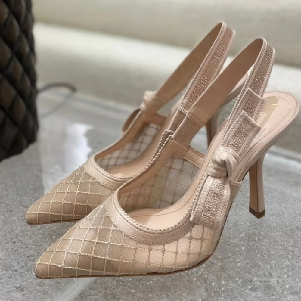 【スタイルアップが叶う♪】Dior★スリングバックパンプス