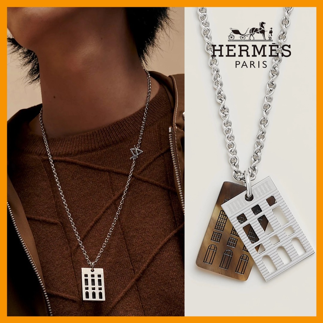 【シンプル♪かっこいい】HERMES★ 24 Faubourgネックレス