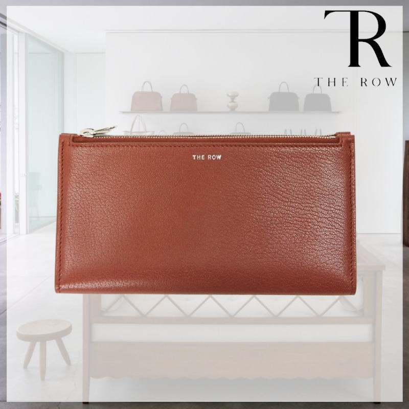 （セレブ御用達）The Row レザー マルチジップウォレット