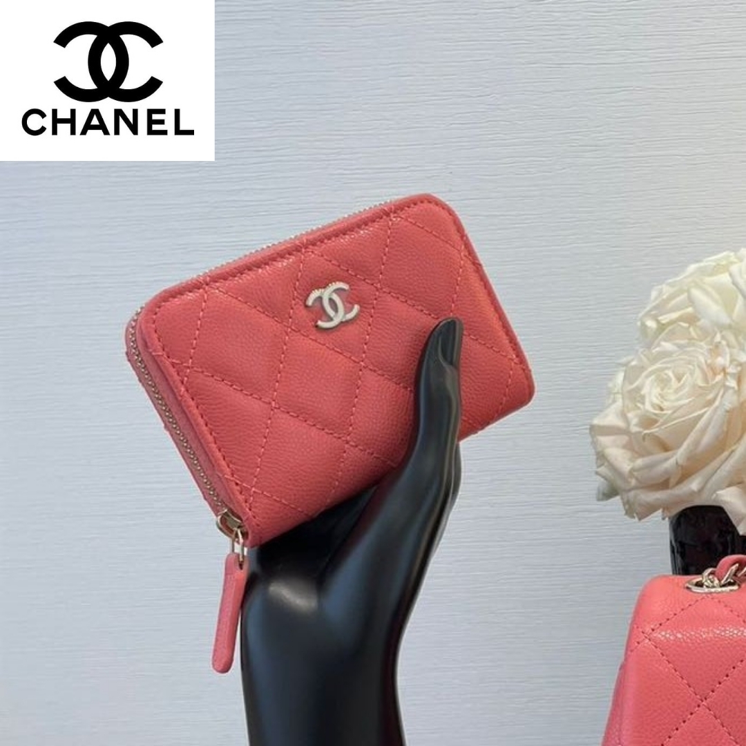 【CHANEL】ビビッドピンクがとびきりキュート コインケース