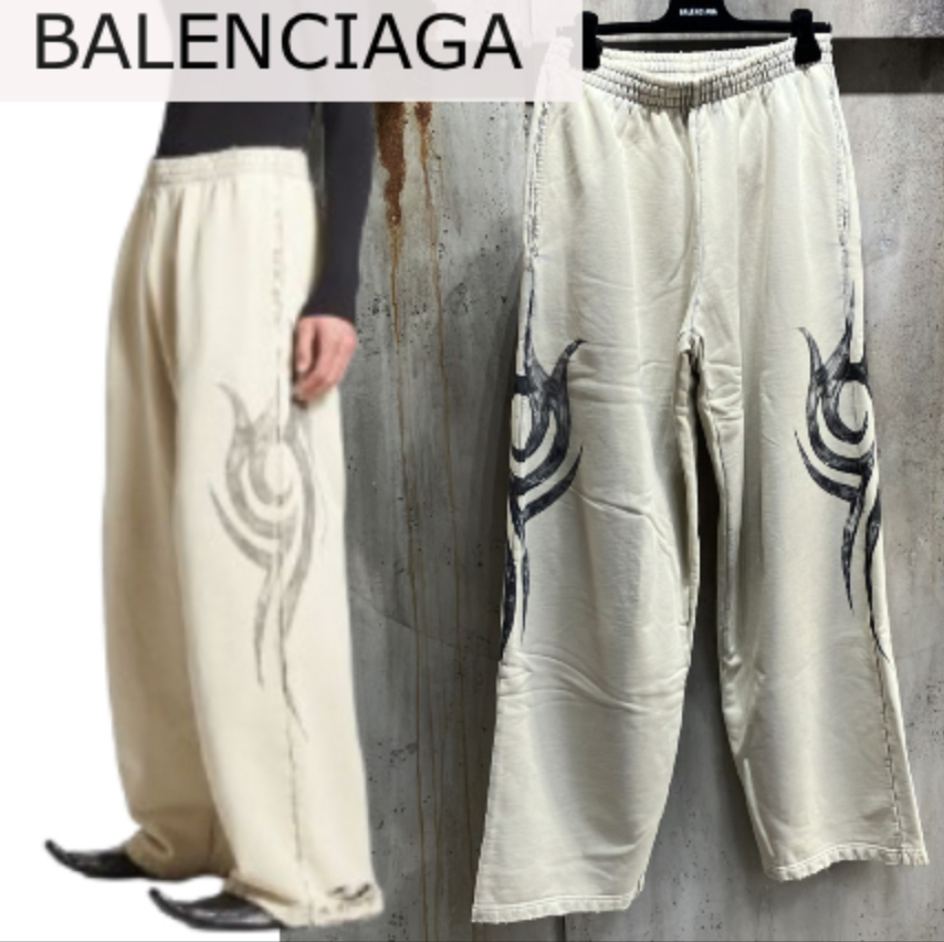 BALENCIAGA Y2K BAGGY バギー ロゴ トラック スウェットパンツ