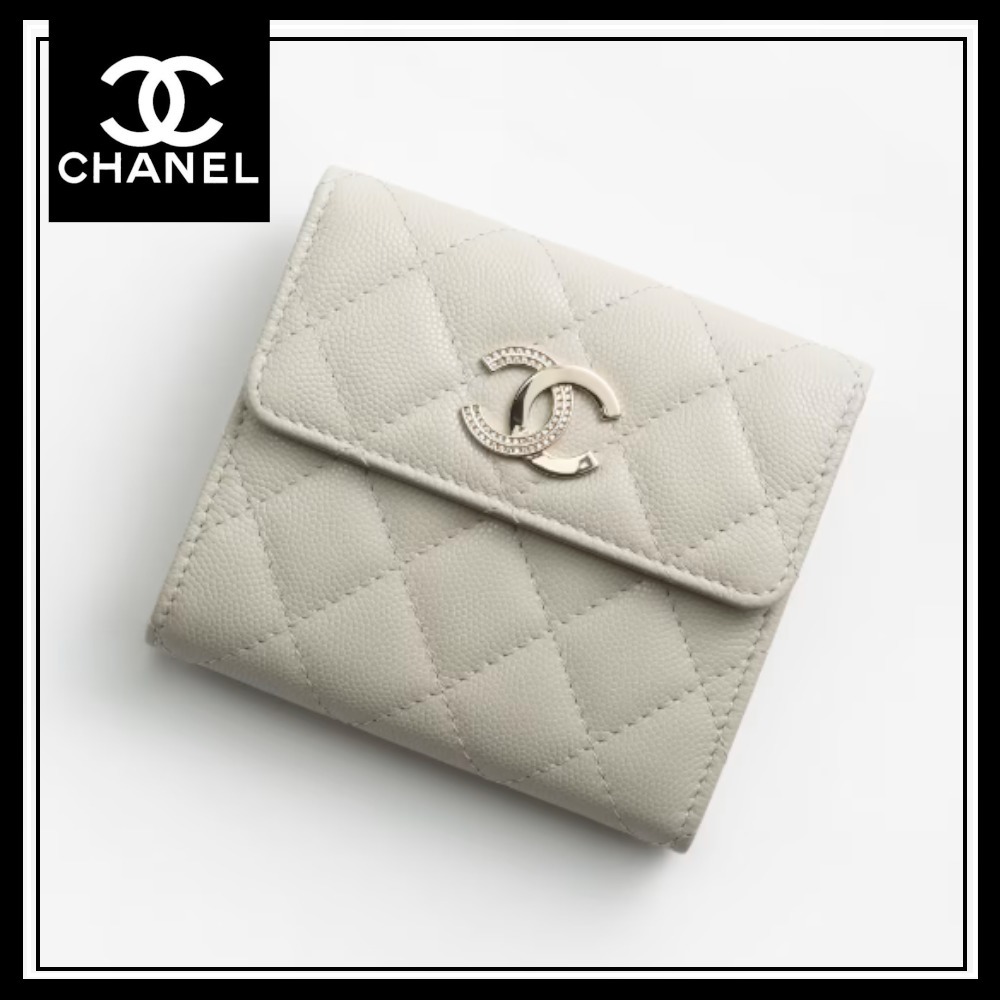 ＊大人可愛い＊【CHANEL】シャネル スモールフラップウォレット