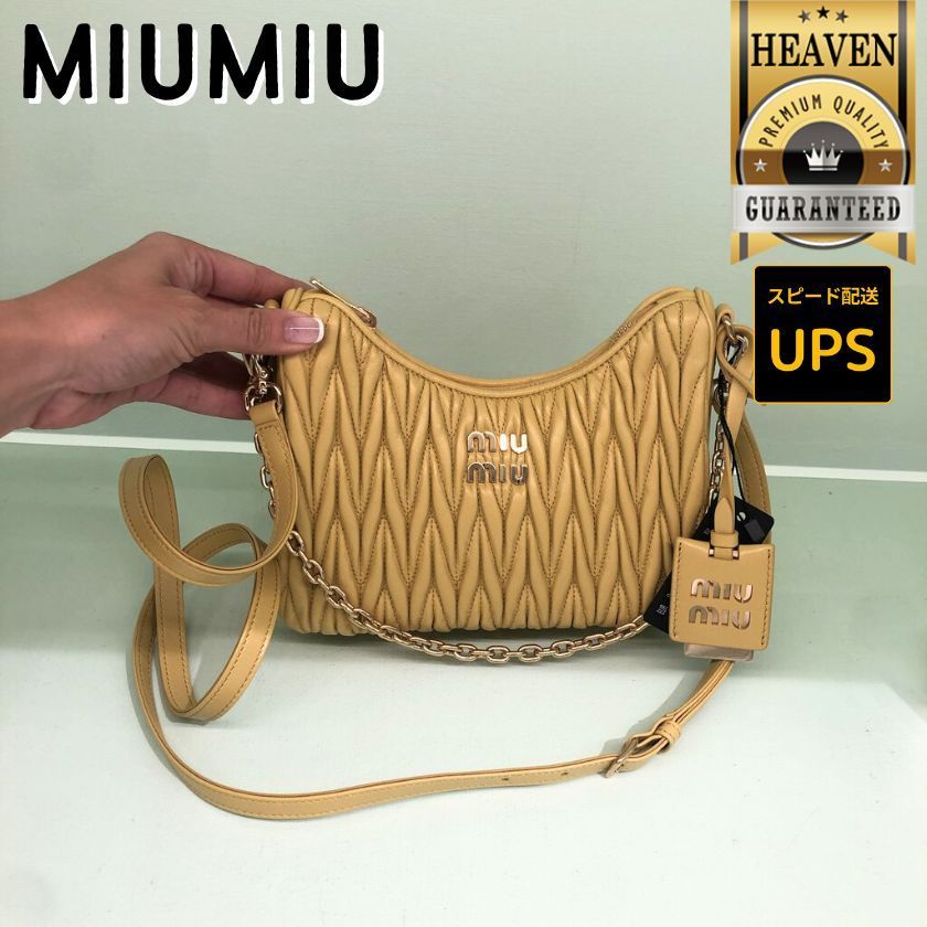 6万取引突破★UPS速達便【MIUMIU】5BH211 N88_ショルダーバッグ