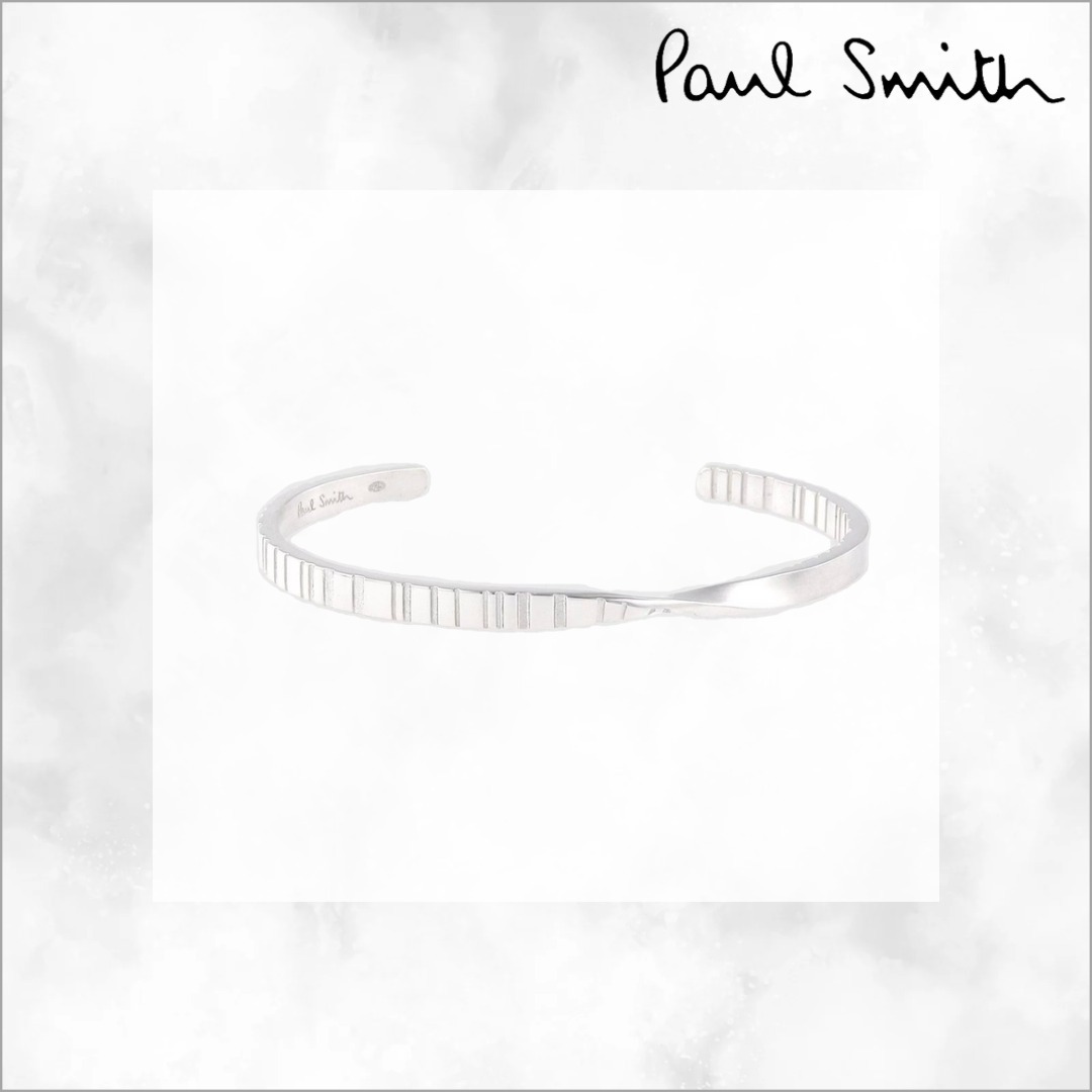 すぐ届く*Paul Smith*\"Shadow Stripe Emboss\" バングル PaulSmith Shadow Stripe Emboss バングルΩ