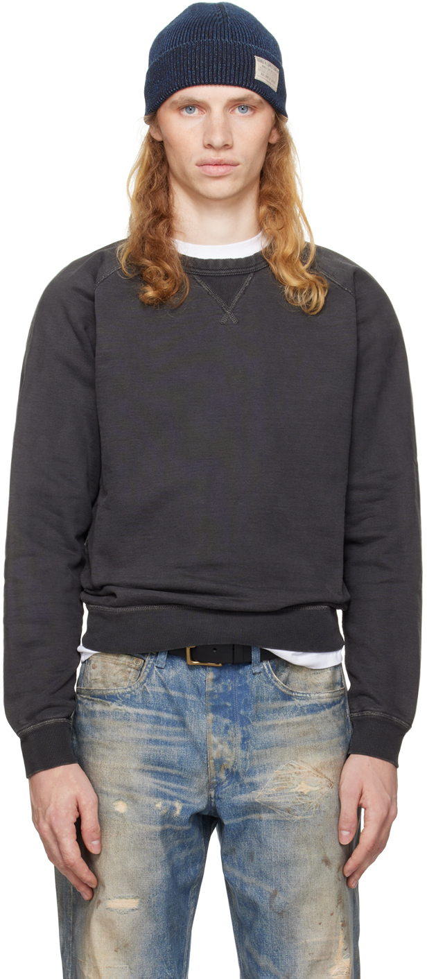 【関税込み】RRL グレー フレンチテリー スウェットシャツ