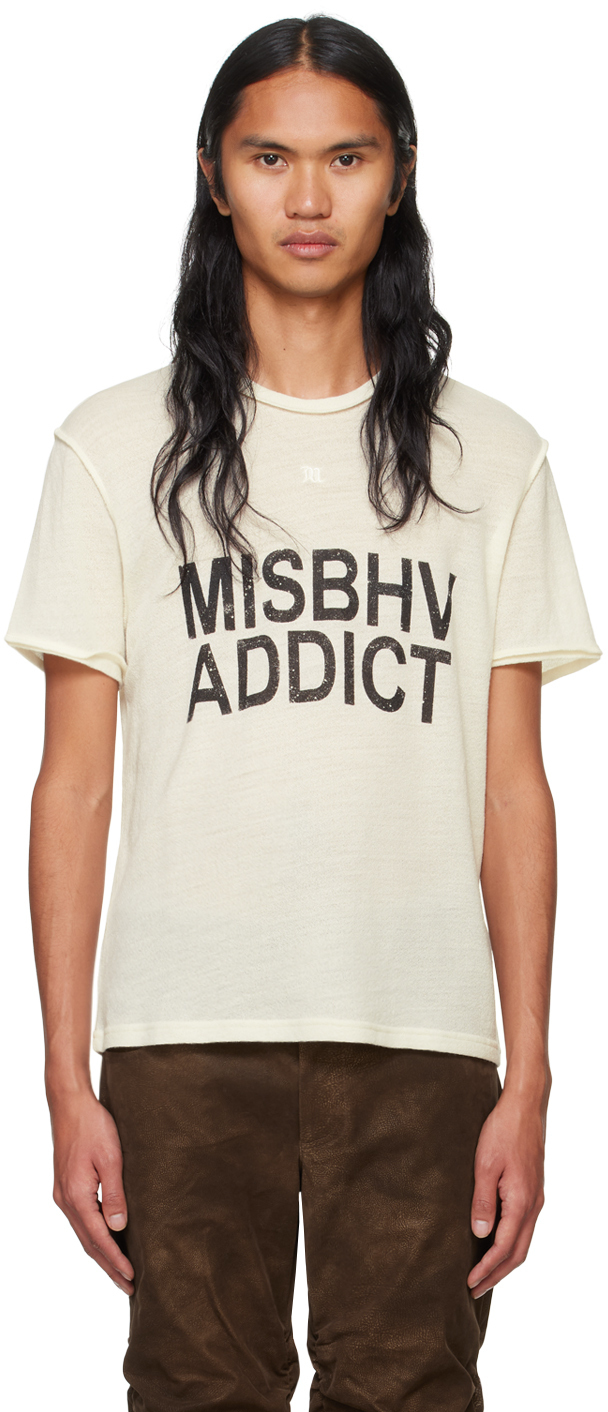 【関税込み】MISBHV オフホワイト Misbhv Addict トップス