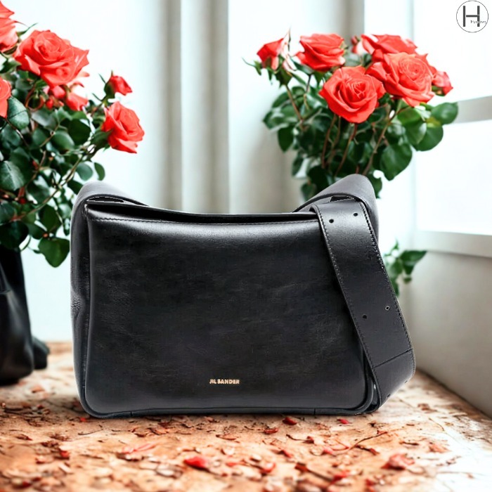 Jil Sander カンノーロバックル付きショルダーバッグ