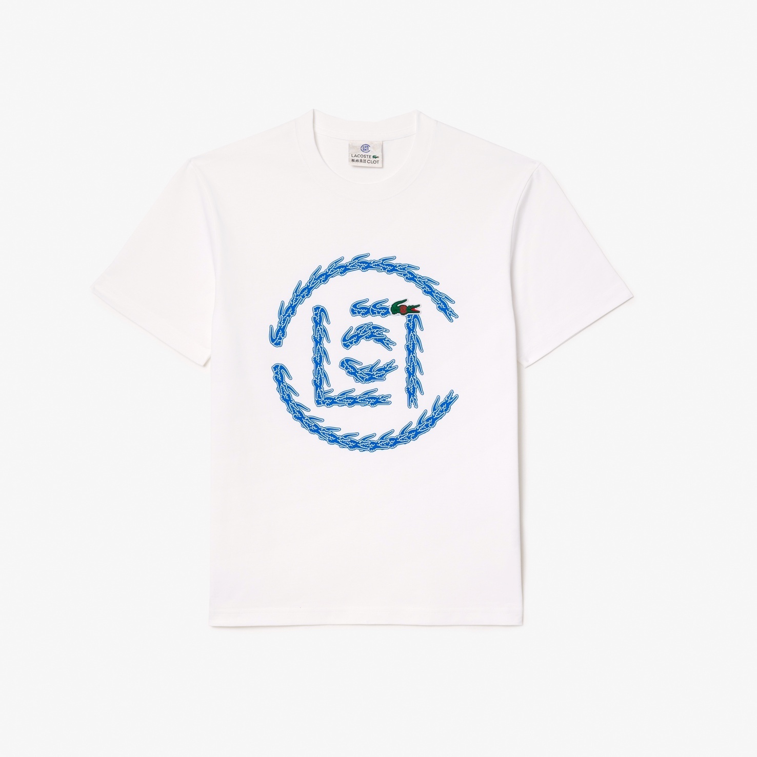 送料無料！Lacoste x CLOT グラフィック Tシャツ