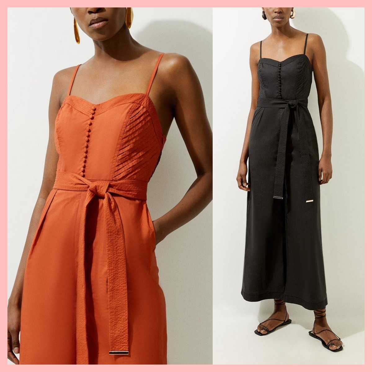 日本未入荷★Karen Millen プリーツＡラインオールインワン