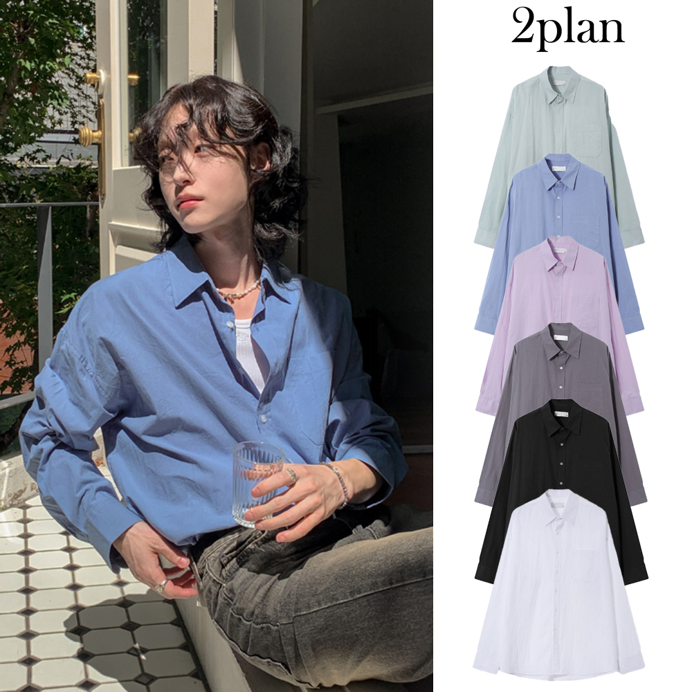 【2plan】Shaking Overfit Shirt