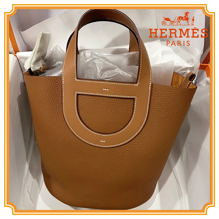 【HERMES】IN THE LOOP インザループ MM 23  Gold