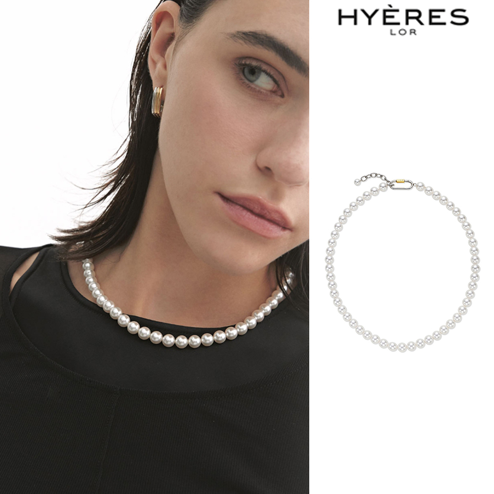 【HYERES LOR】24FW★ Noailles Silver (C) White Pearl NC 8mm