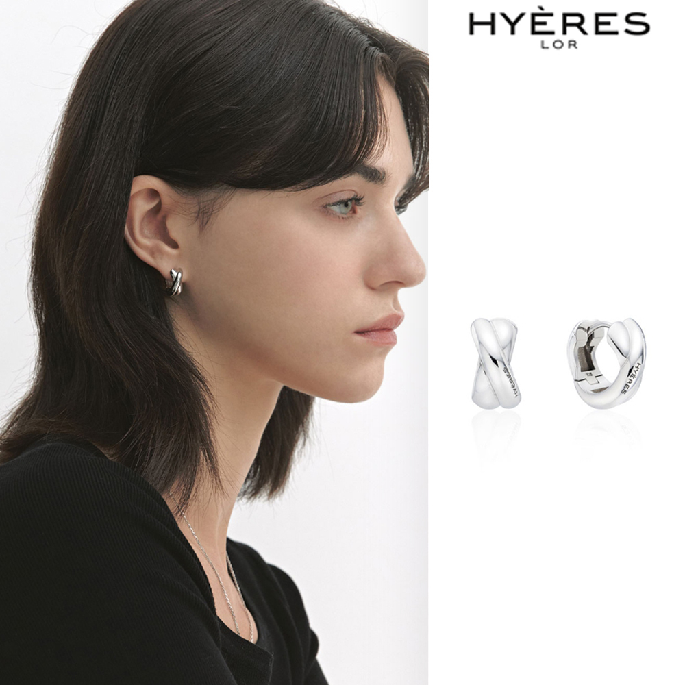 【HYERES LOR】24FW★ SL (W) Twist Chunky One-Touch Earrings
