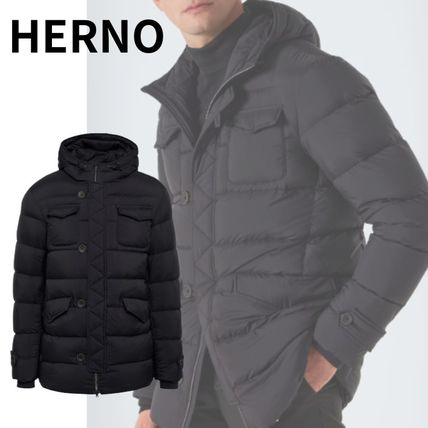 【HERNO】エスキモー ジャケット ブラック