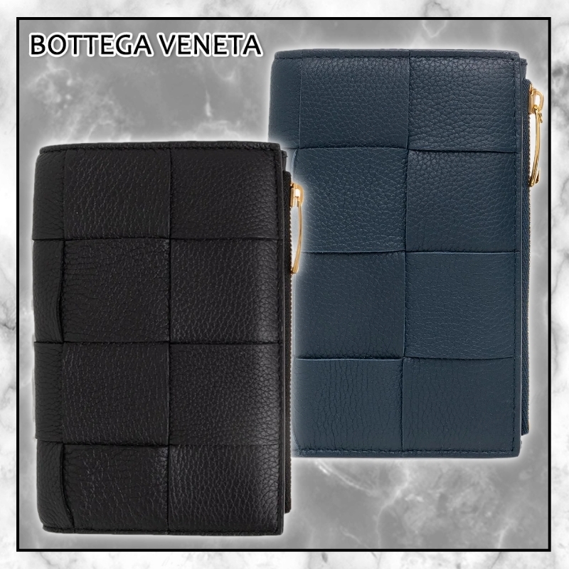 ◆BOTTEGA VENETA NEW◆イントレチャート ジップ ウォレット◆