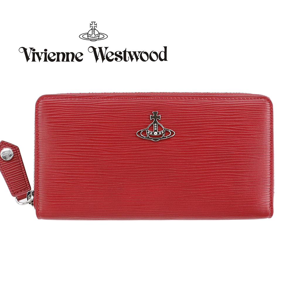Vivienne Westwood 長財布 ラウンドファスナー二つ折り財布 人気