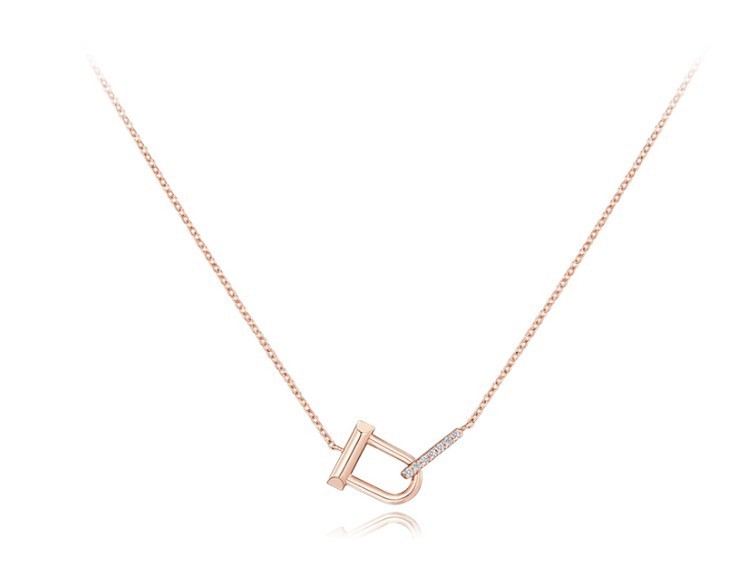STONE HENgE/送料込み/関税込み U Lock 14K Necklace