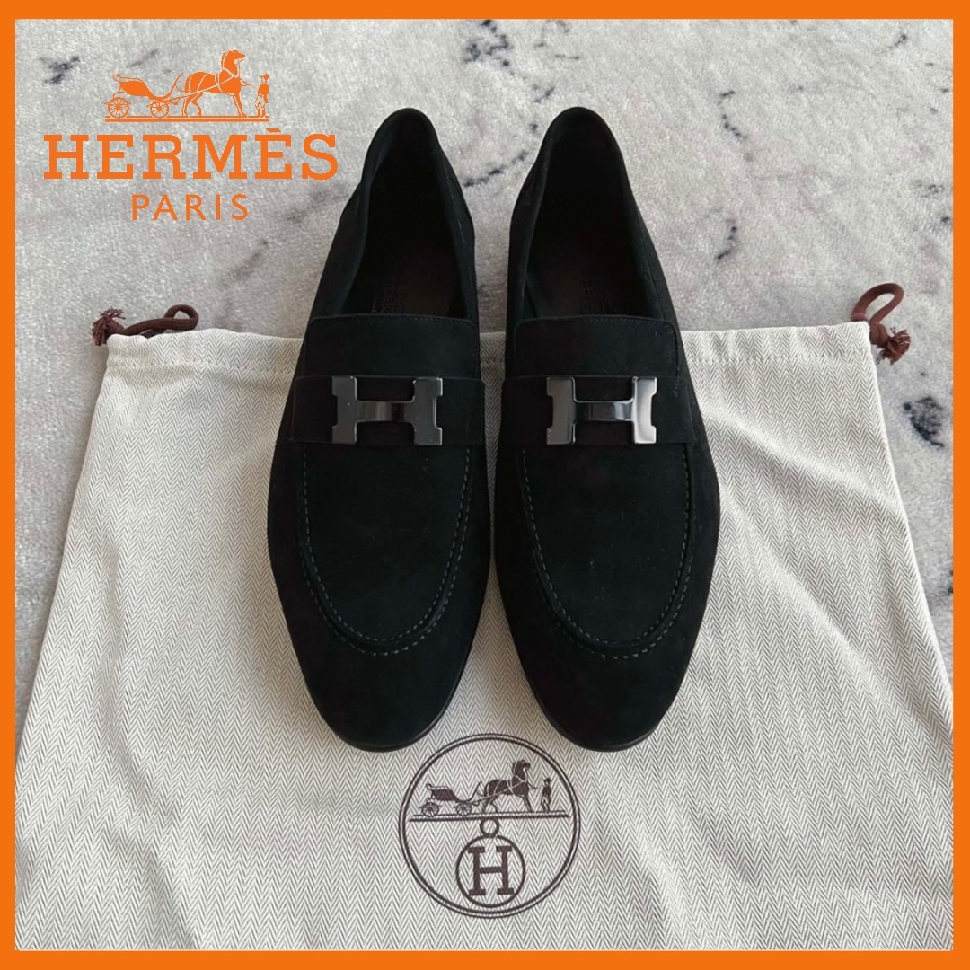【エレガントな装いを演出♪】 HERMES フラットシューズ