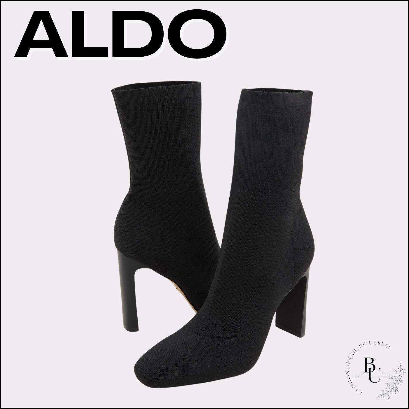 【ALDO】ストレッチニット ハイヒール ソックスブーツ Faelora