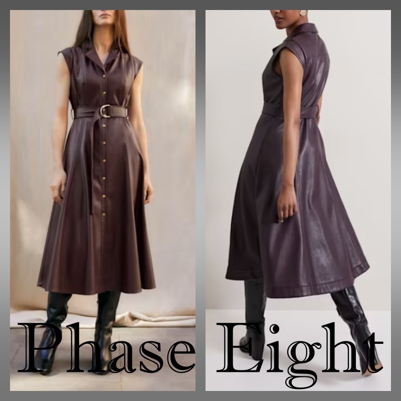 関送込】Phase eight イード ワイドレッグ ジャンプスーツ