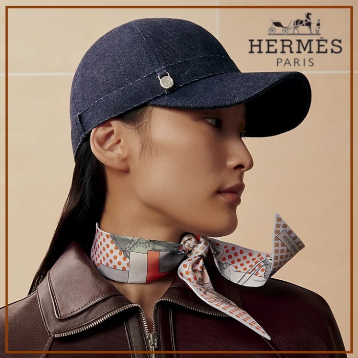 お好きなツイりーを入れて楽しめるHermesJoanne デニムキャップ HERMES ］キャップ 《ジョアン》 デニム