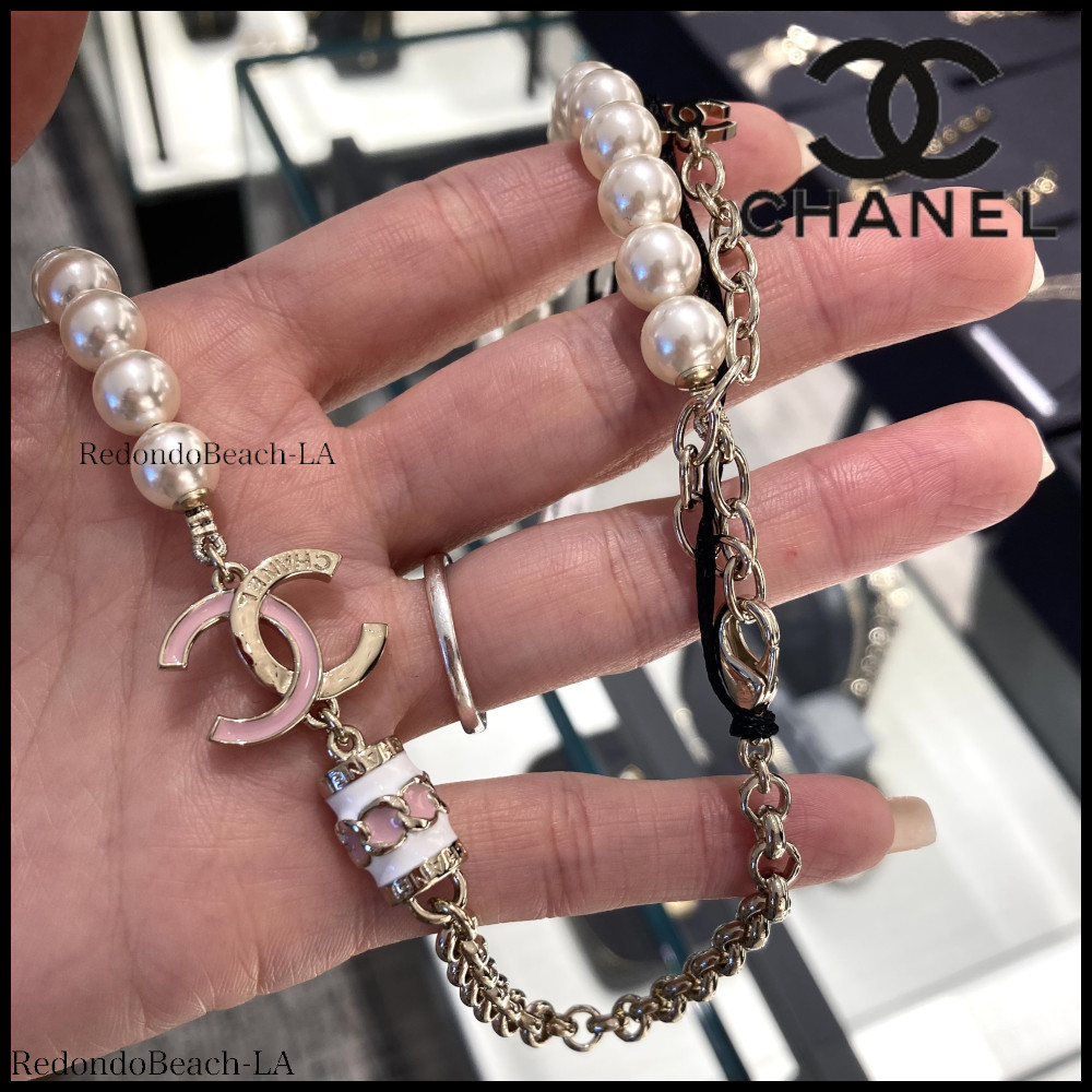 【ピンクコーデに合わせたい】CHANEL★ネックレス★24B限定