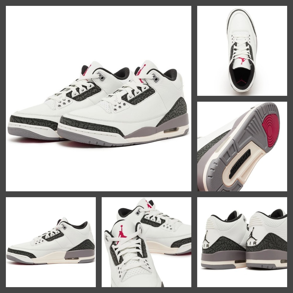 【Nike】◆ジョーダン 3 レトロセメントグレー◆大人気◆