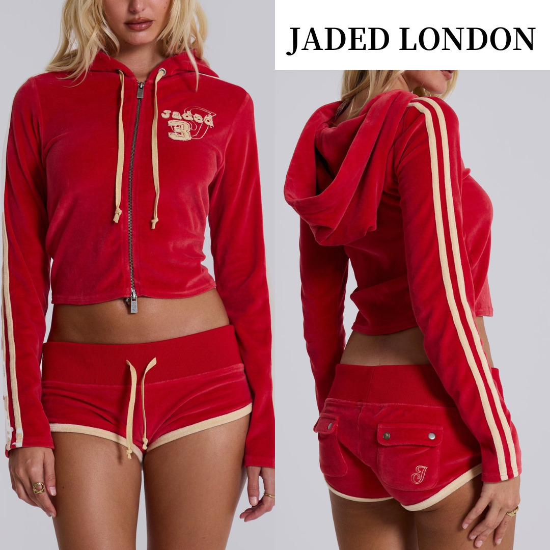 関税送料込【JADED LONDON】フーディー ショーツセット