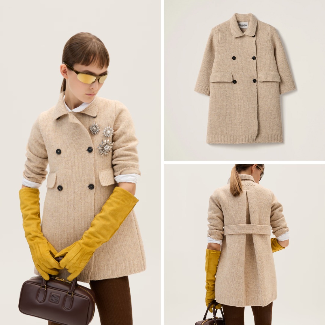《送料無料》 MIU MIU Wool embroidered jacket