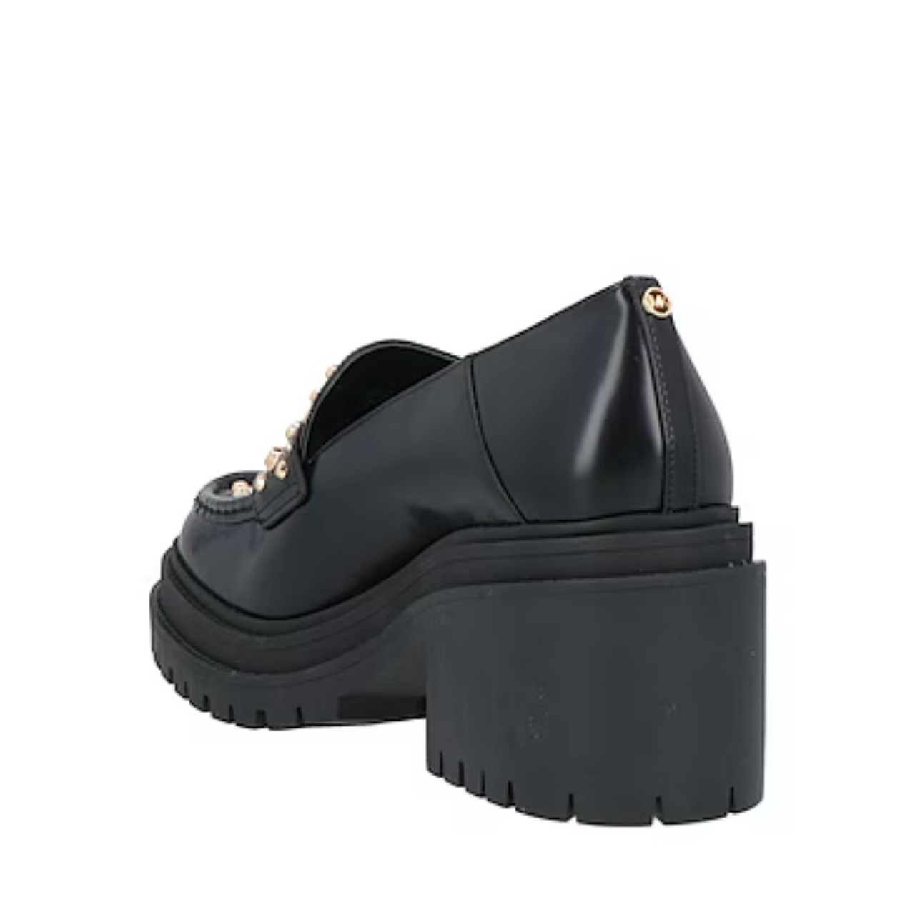 送料関税込☆MICHAEL MICHAEL KORS スタッズ チャンキーモカシン MICHAEL KORS】 スタッズ チャンキーモカシン /黒 (Michael Kors