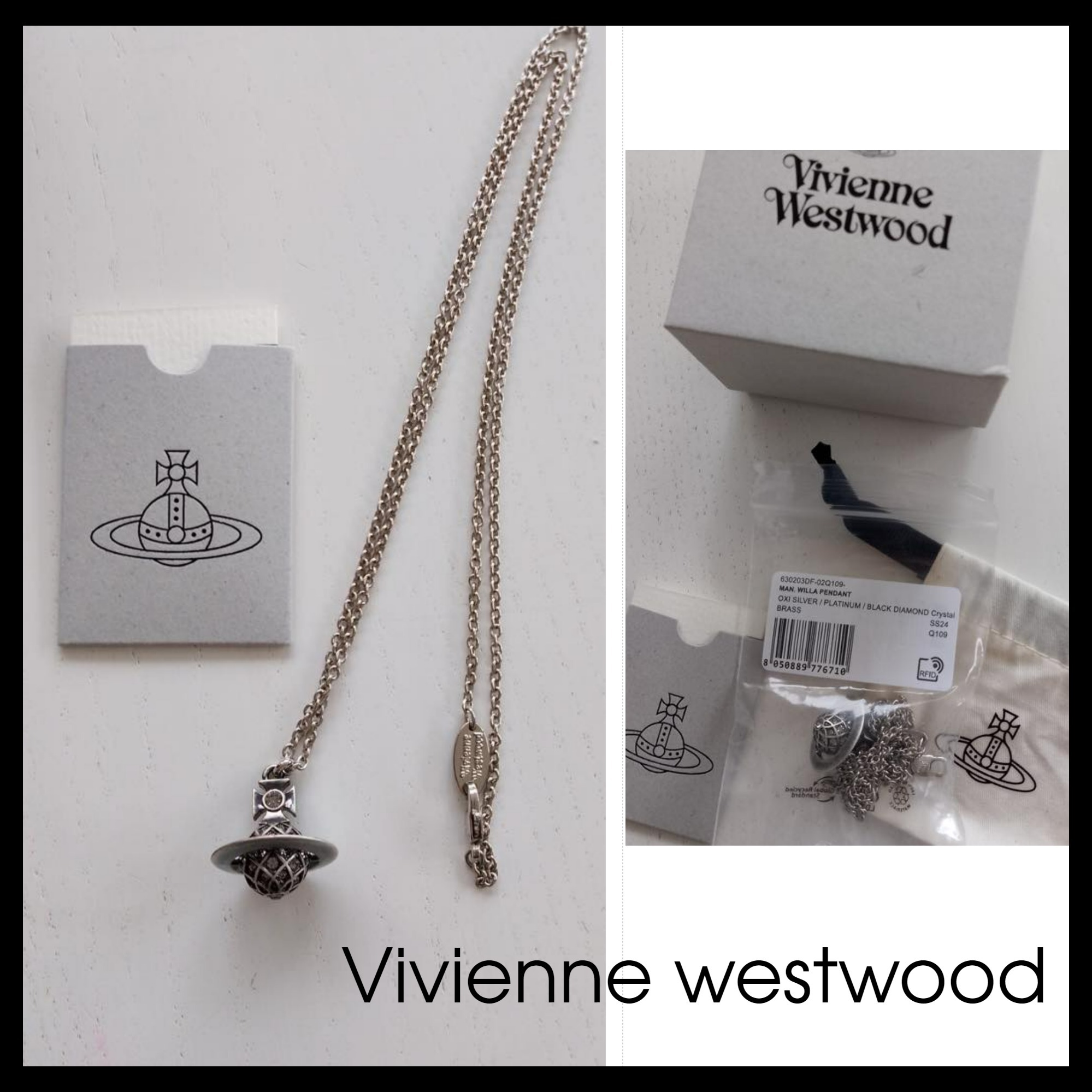 【Vivienne westwood】MAN. WILLA PENDANT シルバー オーブ