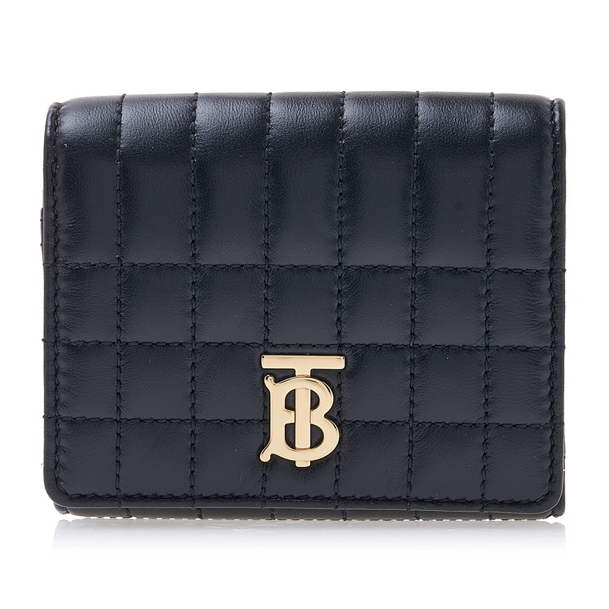 Burberry★キルティング レザー スモール ローラ 二つ折り財布