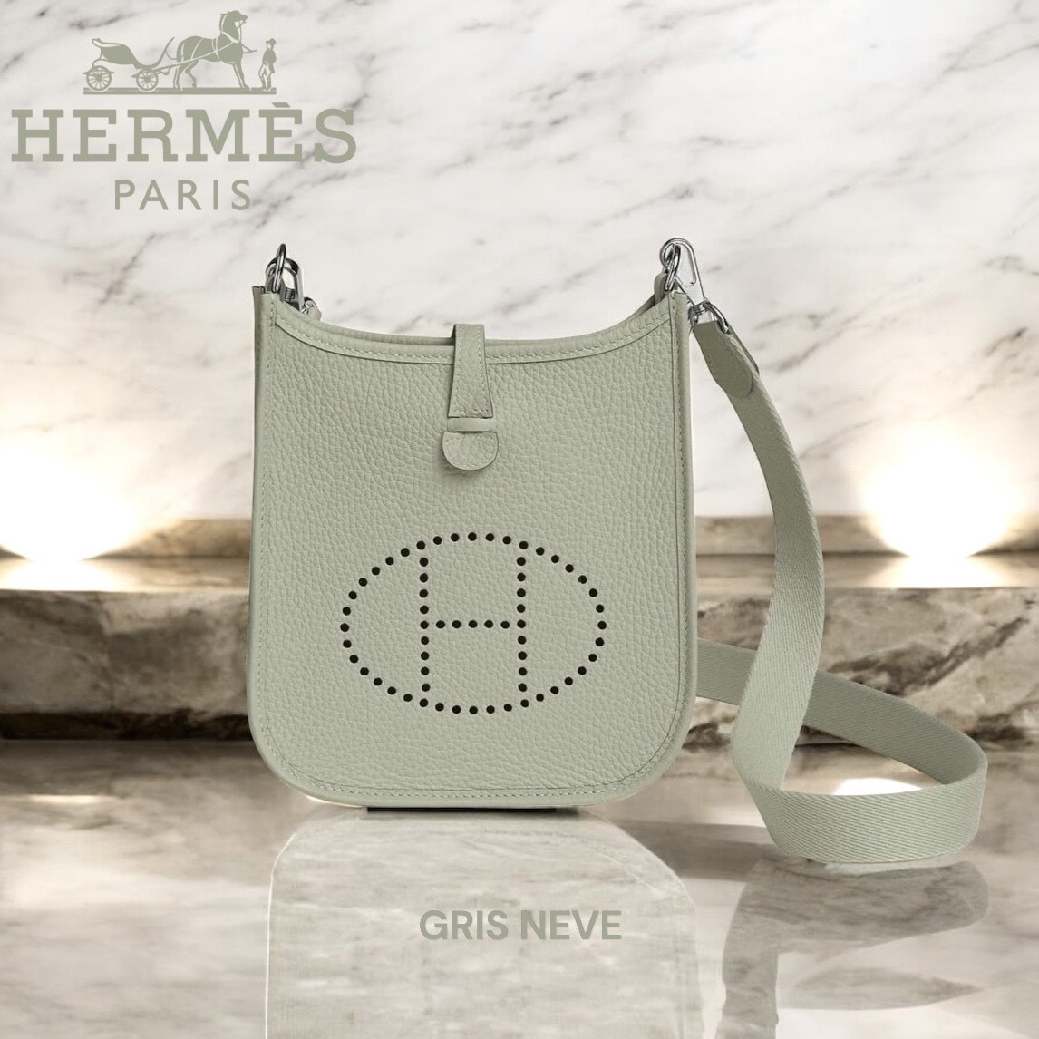 ★正規店購入 HERMES エヴリン アマゾーヌ TPM グリネヴェ