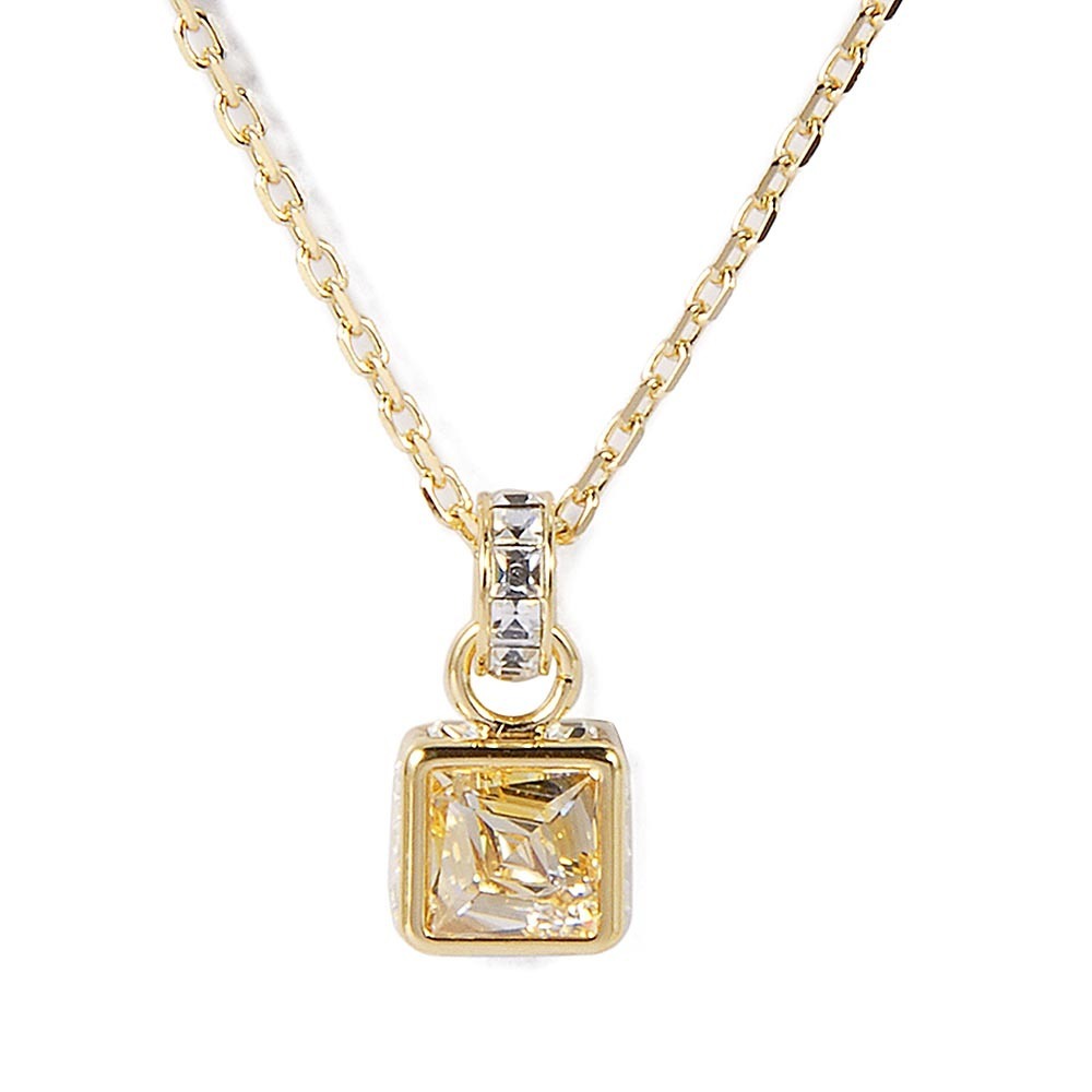 SWAROVSKI ネックレス 5648749 Chroma ゴールド スクエアカット