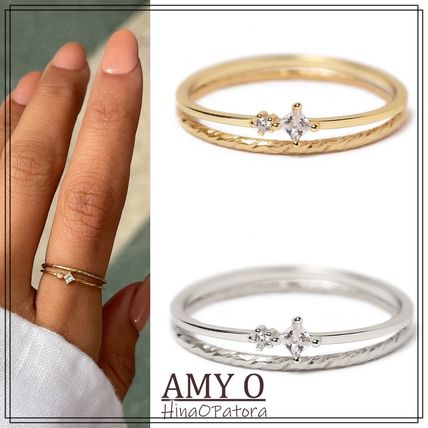 送料関税込【AMY O】Crystal Pave Seamless Hoop☆国内発送♪ ホワイト樹脂パール X スワロフスキークリスタル付き シルバー
