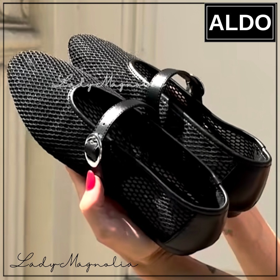 【追跡あり!】ALDO Quincey メッシュ バレエフラット ★バックル